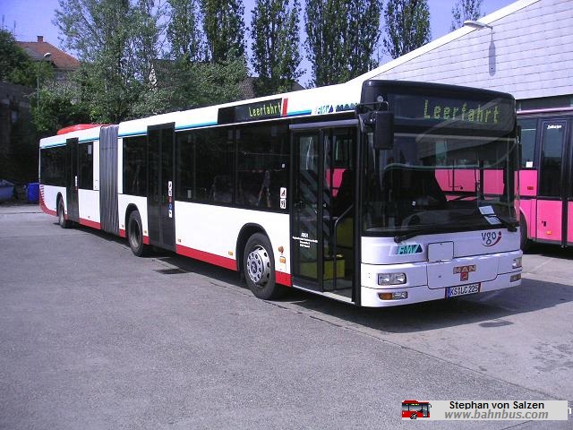 RKH Regionalverkehr Kurhessen MAN NG263 Wagen 225 - ausgemustert