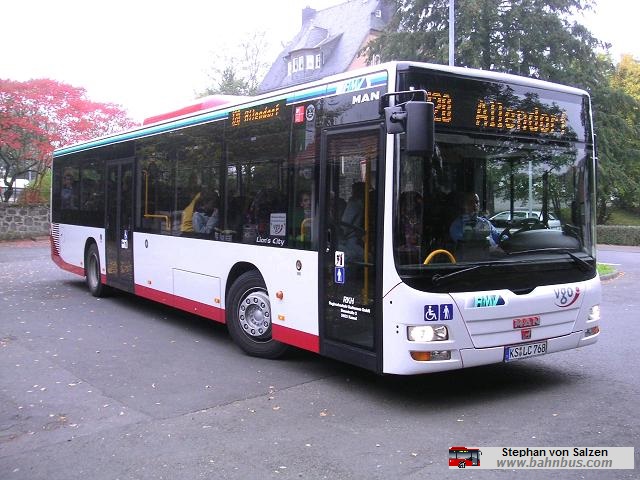 RKH Regionalverkehr Kurhessen MAN Lions City Ü Wagen 768 - ausgemustert