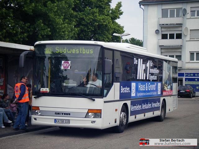 RVS Regionalverkehr Südwest Setra S 315 UL Wagen 115 - ausgemustert