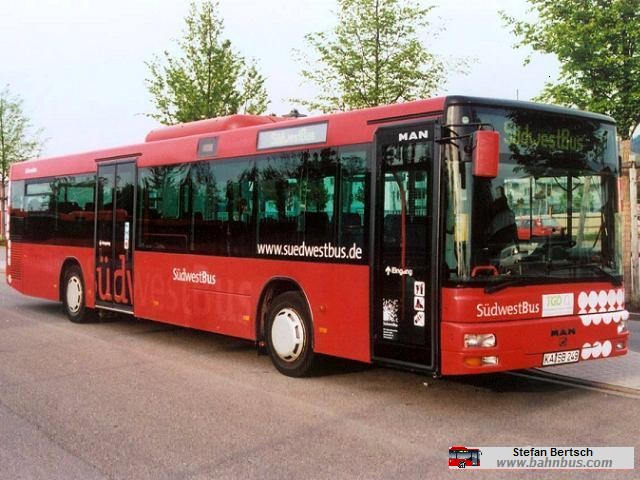 RVS Regionalverkehr Südwest MAN NL263 Wagen 399 - ausgemustert